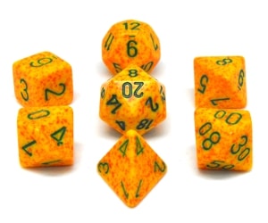 CHX25312 Lotus Speckled 7PC Polyhedral Set image 0