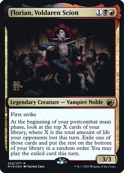 Florian, Voldaren Scion (223s) [Innistrad: Midnight Hunt Promos]