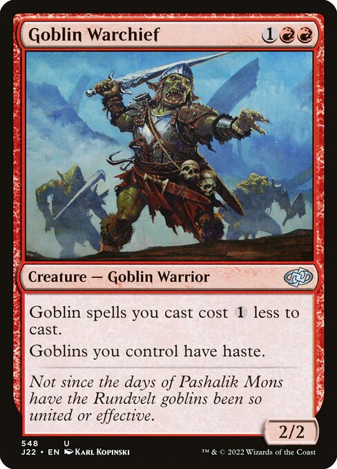 Goblin Warchief (548) [Jumpstart 2022]