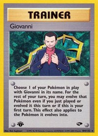 Giovanni (104) (104/132) [Gym Challenge (Unlimited)]