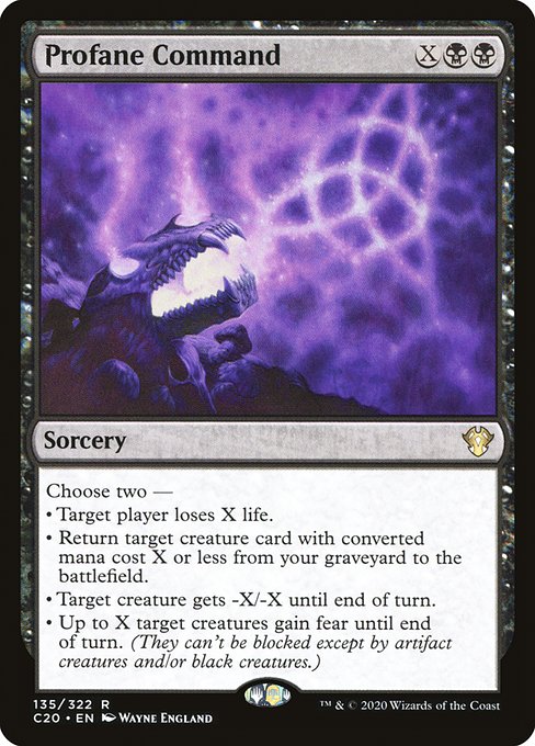 Profane Command (135) [Commander 2020]
