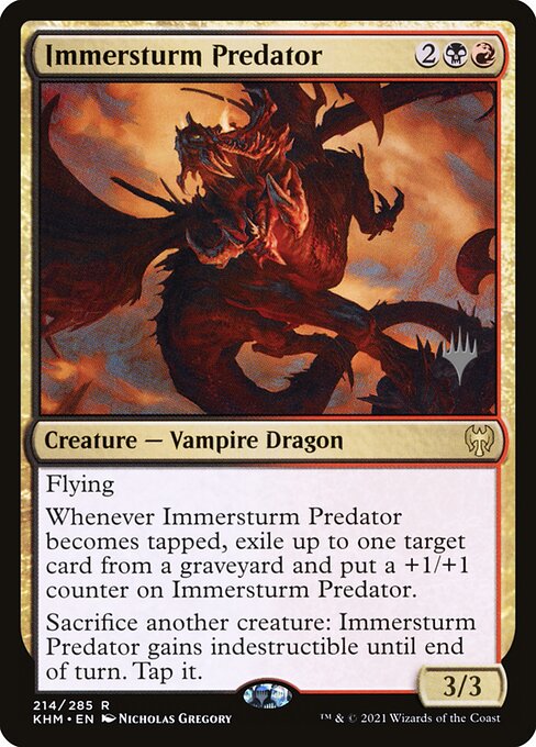Immersturm Predator (214p) [Kaldheim Promos]