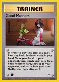 Good Manners (111/132) [Gym Heroes (Unlimited)]