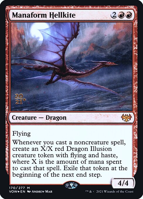 Manaform Hellkite (170s) [Innistrad: Crimson Vow Promos]