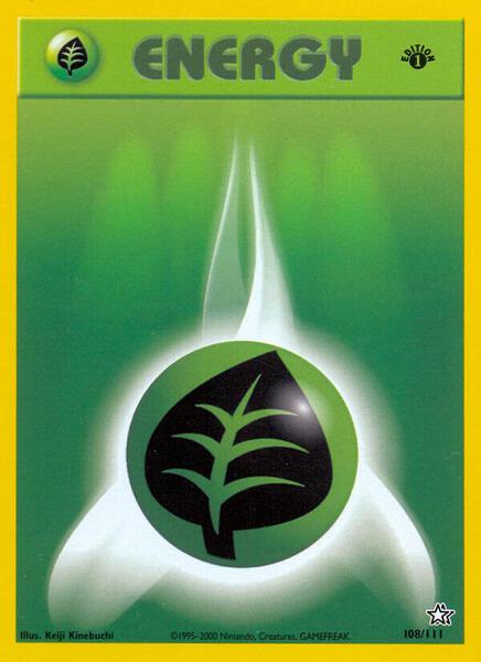 Grass Energy (108/111) [Neo Genesis (Unlimited)]