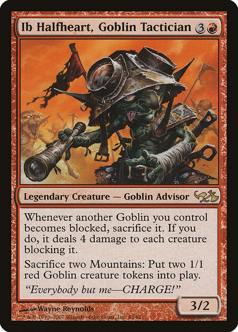 Ib Halfheart, Goblin Tactician (43) [Duel Decks: Elves vs. Goblins]