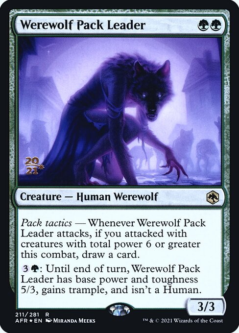 Werewolf Pack Leader (211s) [Adventures in the Forgotten Realms Promos]