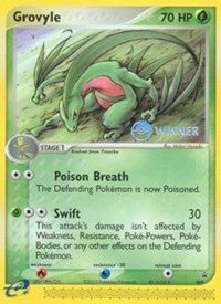 Grovyle - 004 (e-League) [Winner] (004) [Nintendo Promos]