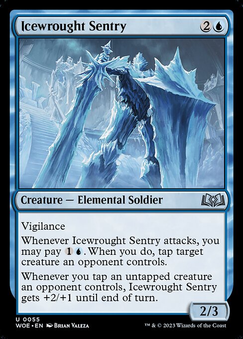 Icewrought Sentry (55) [Wilds of Eldraine]