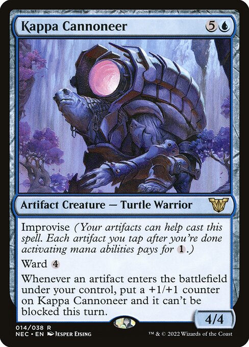 Kappa Cannoneer (14) [Neon Dynasty Commander]