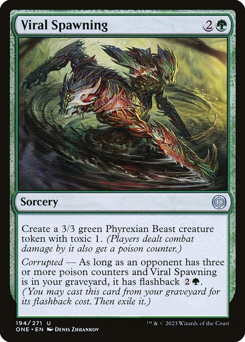 Viral Spawning (194) [Phyrexia: All Will Be One]