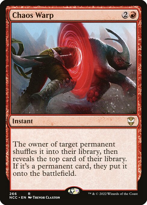 Chaos Warp (266) [New Capenna Commander]