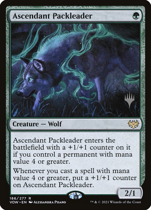 Ascendant Packleader (186p) [Innistrad: Crimson Vow Promos]