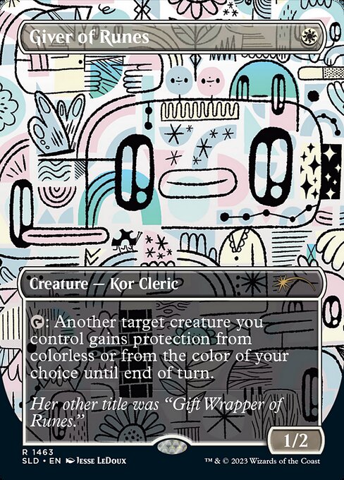 Giver of Runes (1463) [Secret Lair Drop] [Borderless]