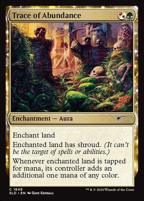 Trace of Abundance (1849) [Secret Lair Drop]
