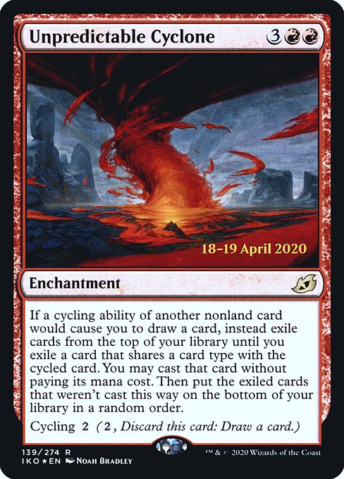Unpredictable Cyclone (139s) [Ikoria: Lair of Behemoths Promos]