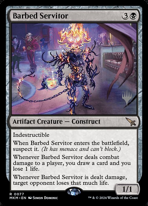 Barbed Servitor (77p) [Murders at Karlov Manor Promos]
