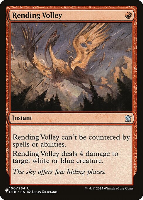 Rending Volley (DTK-150) [The List]