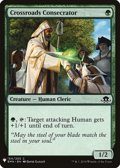 Crossroads Consecrator (EMN-154) [The List]