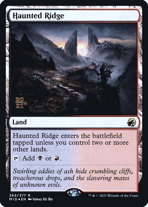 Haunted Ridge (263s) [Innistrad: Midnight Hunt Promos]