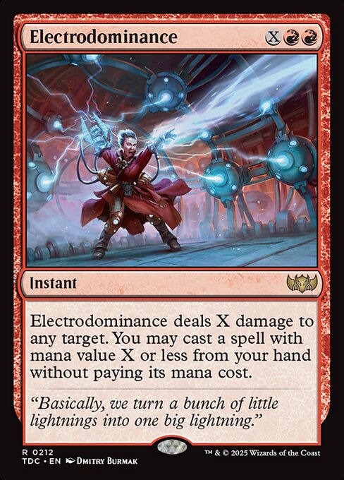 Electrodominance (212) [Tarkir: Dragonstorm Commander]