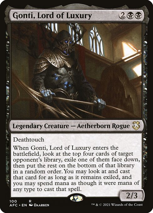 Gonti, Lord of Luxury (100) [Forgotten Realms Commander]