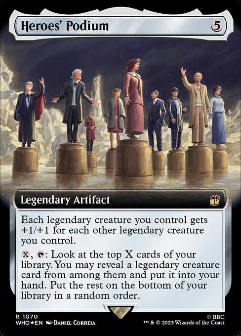 Heroes' Podium (1070) [Doctor Who] [Extended Art]