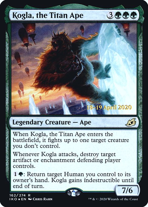 Kogla, the Titan Ape (162s) [Ikoria: Lair of Behemoths Promos]