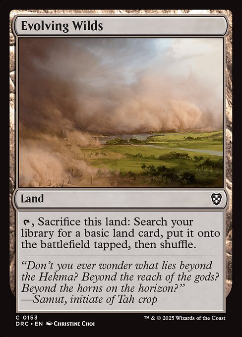 Evolving Wilds (153) [Aetherdrift Commander]
