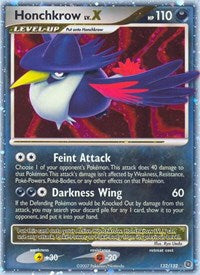 Honchkrow LV.X (132/132) [Secret Wonders]