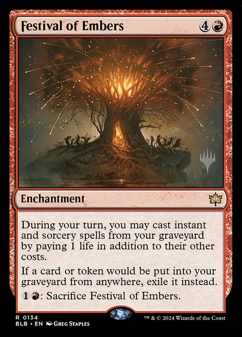 Festival of Embers (134p) [Bloomburrow Promos]