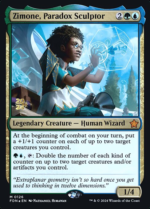 Zimone, Paradox Sculptor (126s) [Foundations Promos]