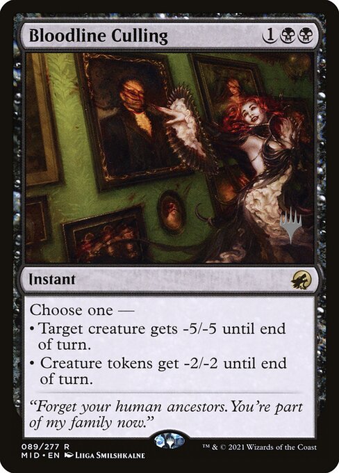 Bloodline Culling (89p) [Innistrad: Midnight Hunt Promos]
