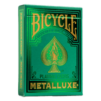 Bicycle Green Metalluxe Playing Cards image 0