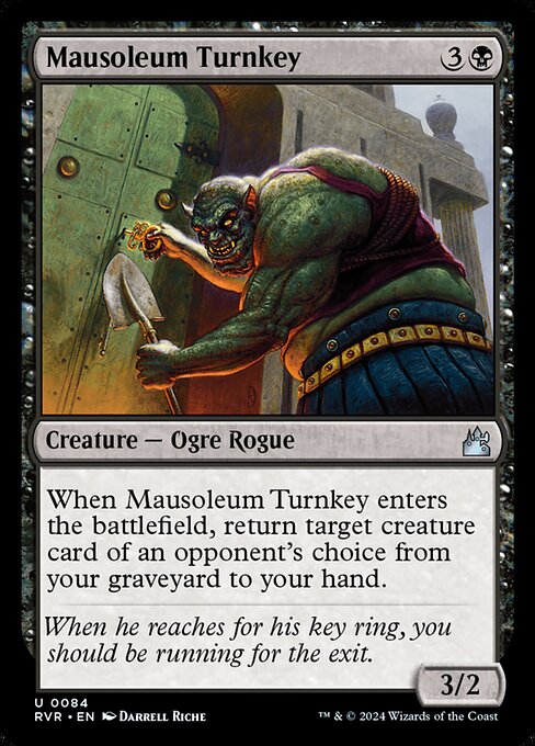 Mausoleum Turnkey (84) [Ravnica Remastered]