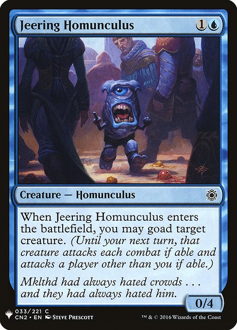 Jeering Homunculus (CN2-33) [The List]