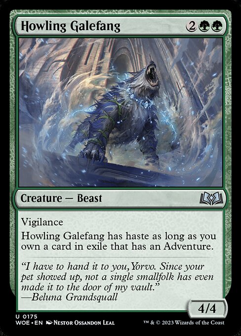 Howling Galefang (175) [Wilds of Eldraine]