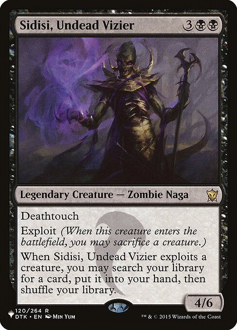 Sidisi, Undead Vizier (DTK-120) [The List]