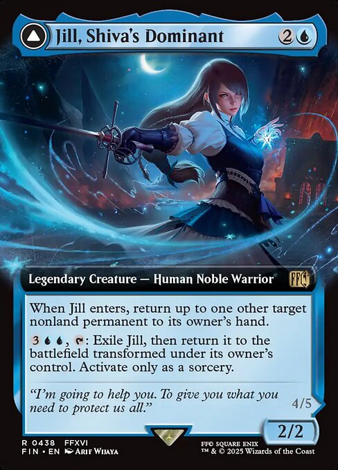 Jill, Shiva's Dominant // Shiva, Warden of Ice (438) [Final Fantasy]