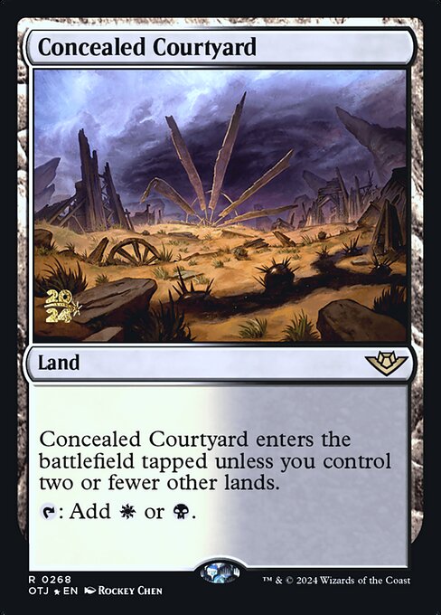 Concealed Courtyard (268s) [Outlaws of Thunder Junction Promos]