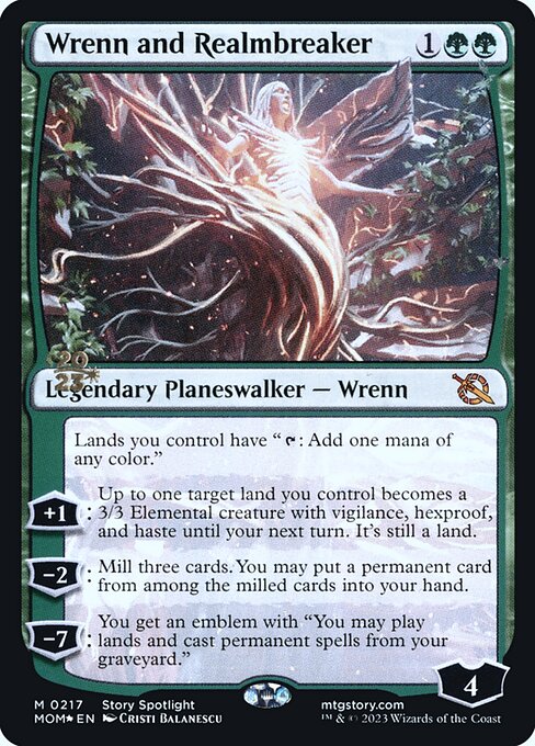Wrenn and Realmbreaker (217s) [March of the Machine Promos]