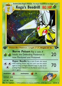 Koga's Beedrill (009/132) [Gym Challenge]