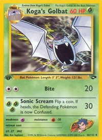 Koga's Golbat (046/132) [Gym Challenge (Unlimited)]