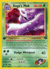 Koga's Muk (026/132) [Gym Challenge (Unlimited)]