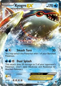 Kyogre EX (26/108) [Dark Explorers]