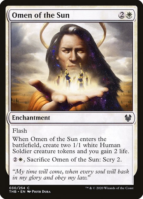 Omen of the Sun (30) [Theros Beyond Death]