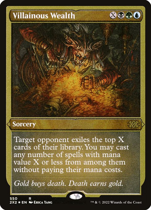Villainous Wealth (550) [Double Masters 2022]