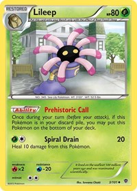 Lileep (3/101) [Plasma Blast]