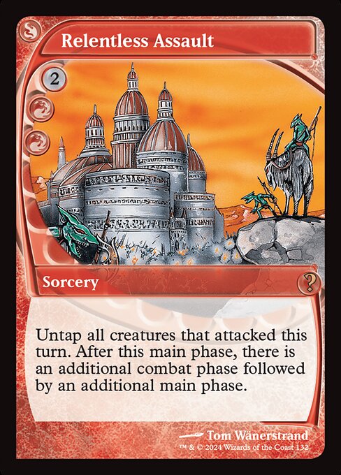 Relentless Assault (132) [Mystery Booster 2]