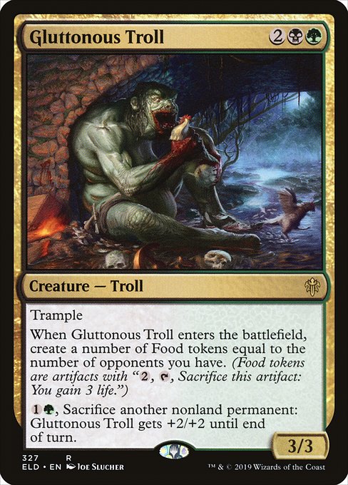 Gluttonous Troll (327) [Throne of Eldraine]